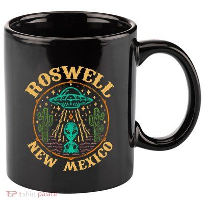 Roswell Nm 1947 Funny Roswell Aviation Gifts New Mexico 51 11oz C Handle Ceramic Mug