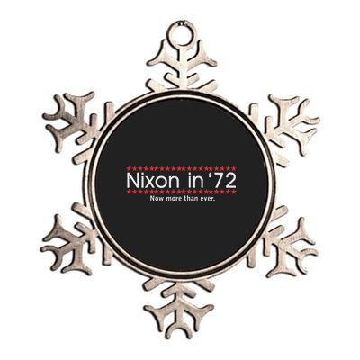 Richard Nixon 1972 Presidential Campaign Metallic Star Ornament