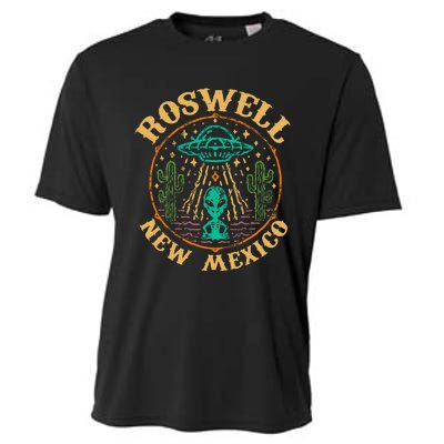 Roswell Nm 1947 Funny Roswell Aviation Gifts New Mexico 51 Cooling Performance Crew T-Shirt