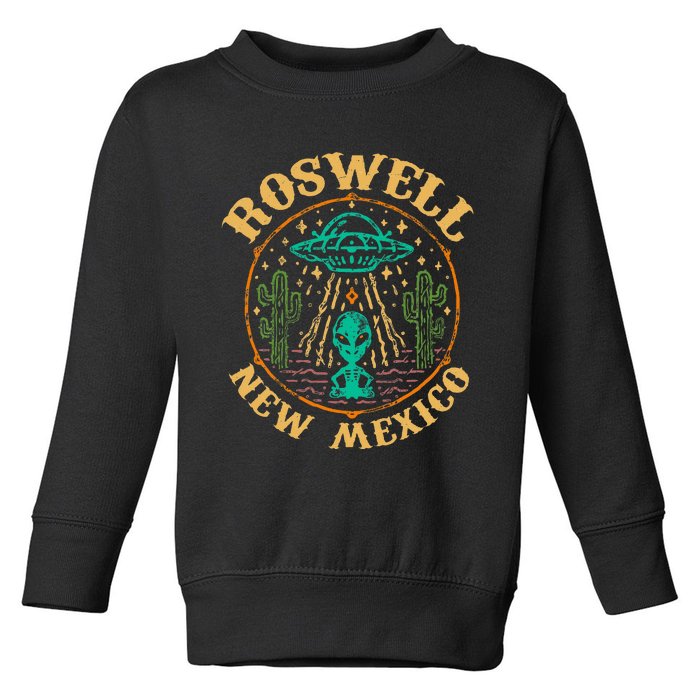 Roswell Nm 1947 Funny Roswell Aviation Gifts New Mexico 51 Toddler Sweatshirt