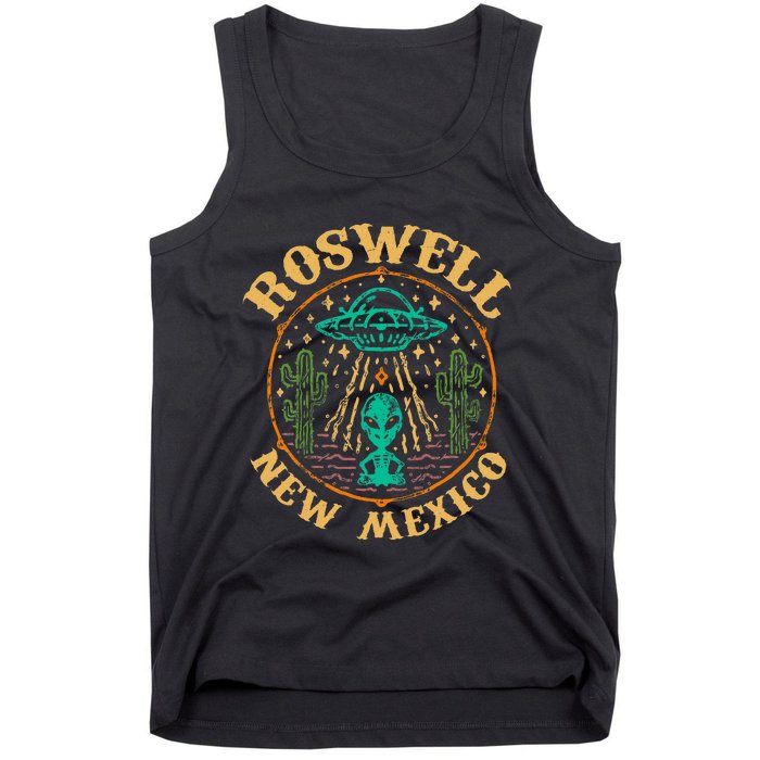 Roswell Nm 1947 Funny Roswell Aviation Gifts New Mexico 51 Tank Top