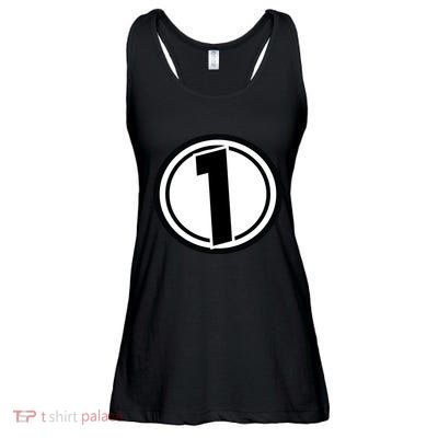 Racing Number 1 Ladies Essential Flowy Tank