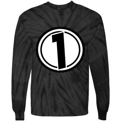 Racing Number 1 Tie-Dye Long Sleeve Shirt