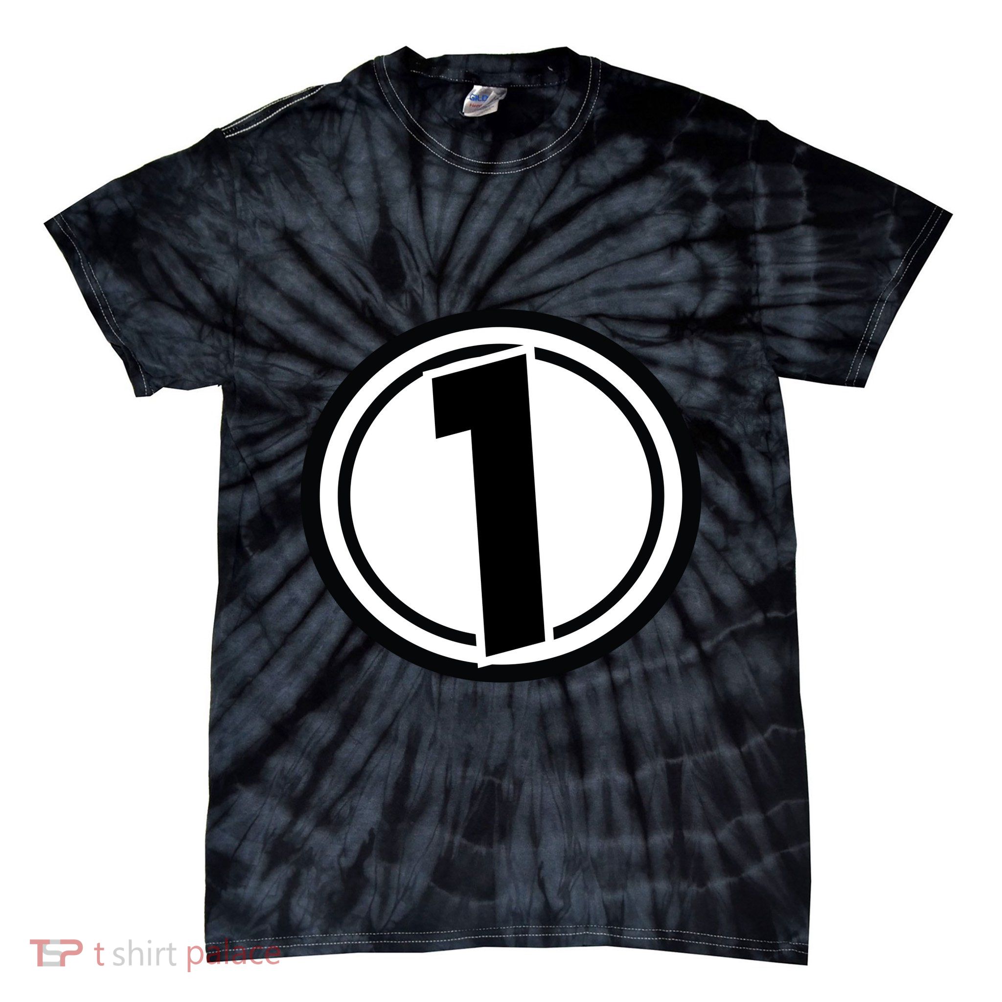 Racing Number 1 Tie-Dye T-Shirt