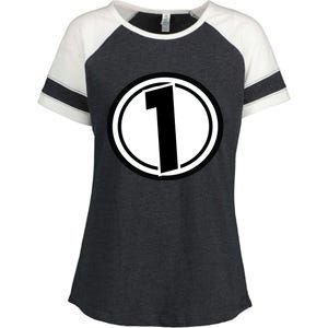 Racing Number 1 Enza Ladies Jersey Colorblock Tee