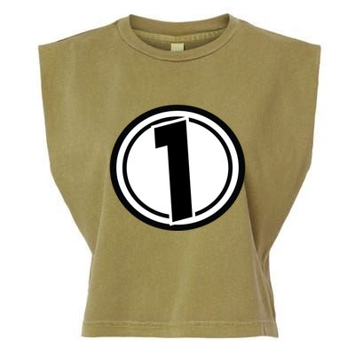 Racing Number 1 Garment-Dyed Women's Muscle Tee