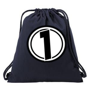 Racing Number 1 Drawstring Bag