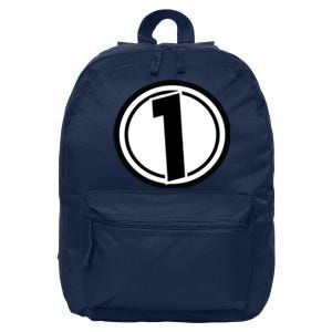 Racing Number 1 16 in Basic Backpack