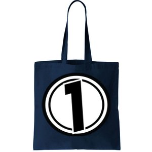 Racing Number 1 Tote Bag