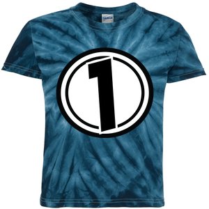 Racing Number 1 Kids Tie-Dye T-Shirt