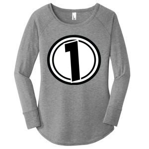 Racing Number 1 Women's Perfect Tri Tunic Long Sleeve Shirt