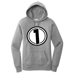 Racing Number 1 Women's Pullover Hoodie