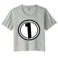 Racing Number 1 Women's Crop Top Tee