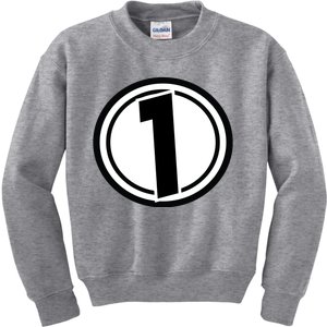 Racing Number 1 Kids Sweatshirt