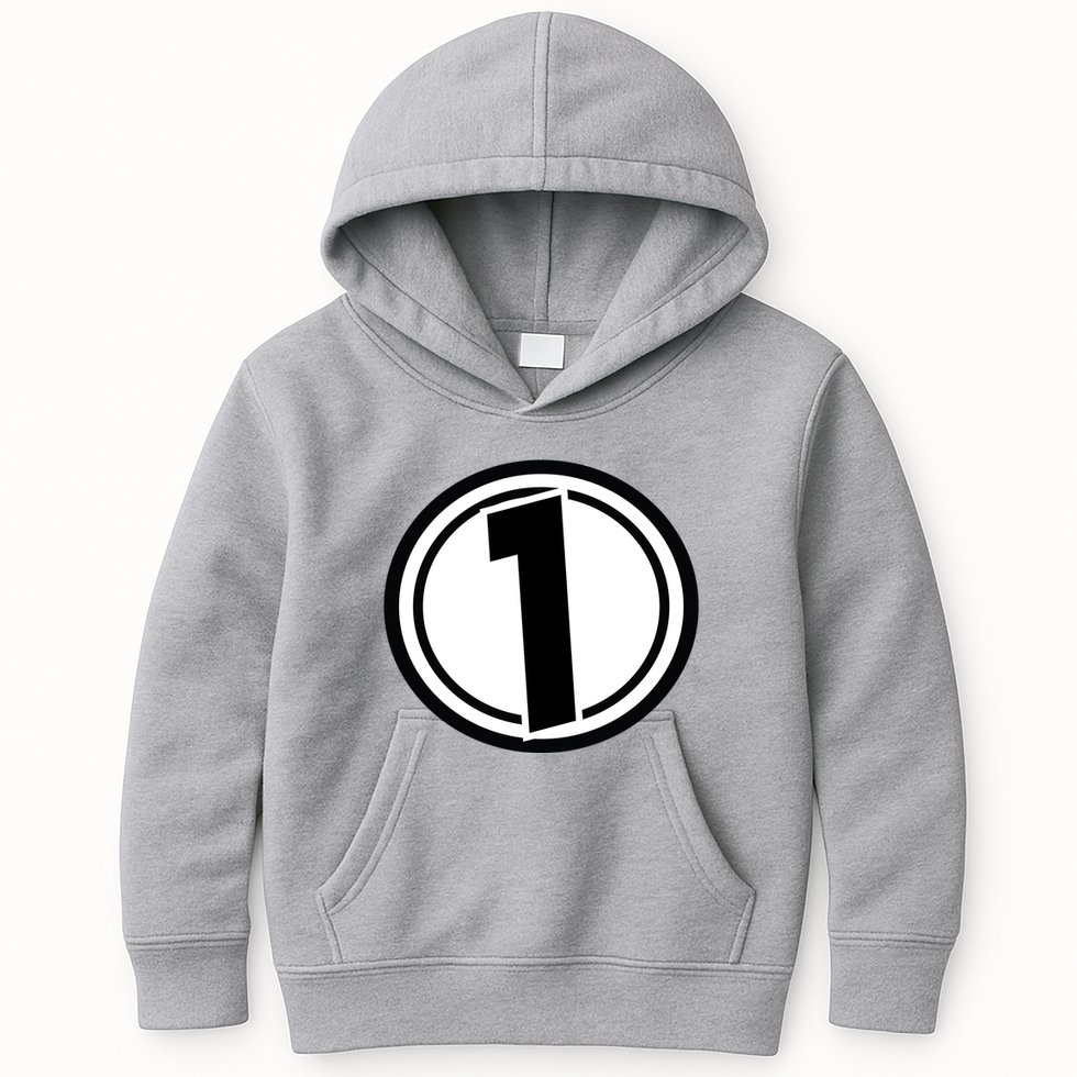 Racing Number 1 Kids Hoodie