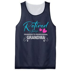 Retired Nurse 2025 Promoted To Professional Grandma Heart Mesh Reversible Basketball Jersey Tank