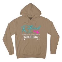 Retired Nurse 2025 Promoted To Professional Grandma Heart Hoodie