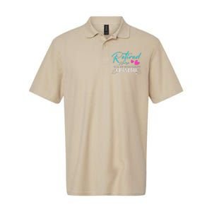 Retired Nurse 2025 Promoted To Professional Grandma Heart Softstyle Adult Sport Polo