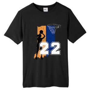 Retro No 22 Woman Basketball Grunge Jersey Tall Fusion ChromaSoft Performance T-Shirt