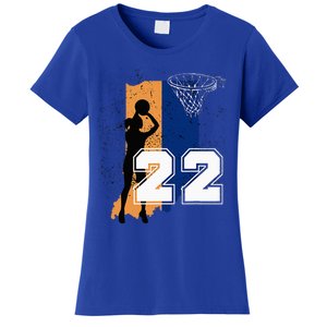 Retro No 22 Woman Basketball Grunge Jersey Women's T-Shirt