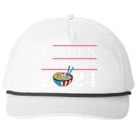 Ramen Noodles 2024 Funny Political Election Sarcastic Snapback Five-Panel Rope Hat