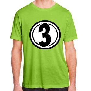 Racing Number 3 Adult ChromaSoft Performance T-Shirt