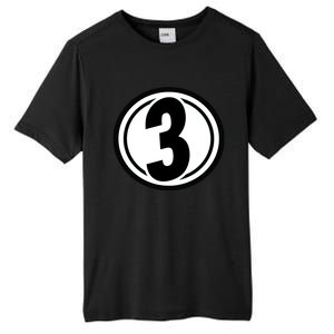 Racing Number 3 Tall Fusion ChromaSoft Performance T-Shirt