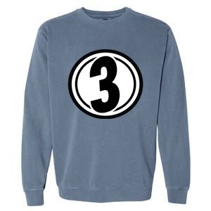 Racing Number 3 Garment-Dyed Sweatshirt