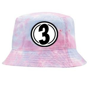 Racing Number 3 Tie-Dyed Bucket Hat