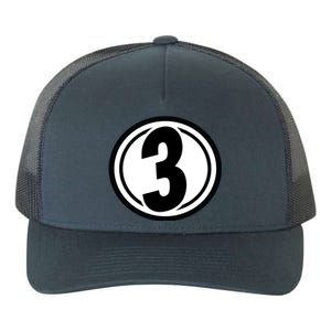 Racing Number 3 Yupoong Adult 5-Panel Trucker Hat