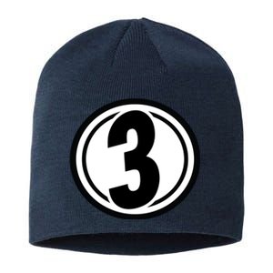 Racing Number 3 Sustainable Beanie