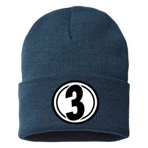 Racing Number 3 Sustainable Knit Beanie