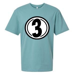 Racing Number 3 Sueded Cloud Jersey T-Shirt