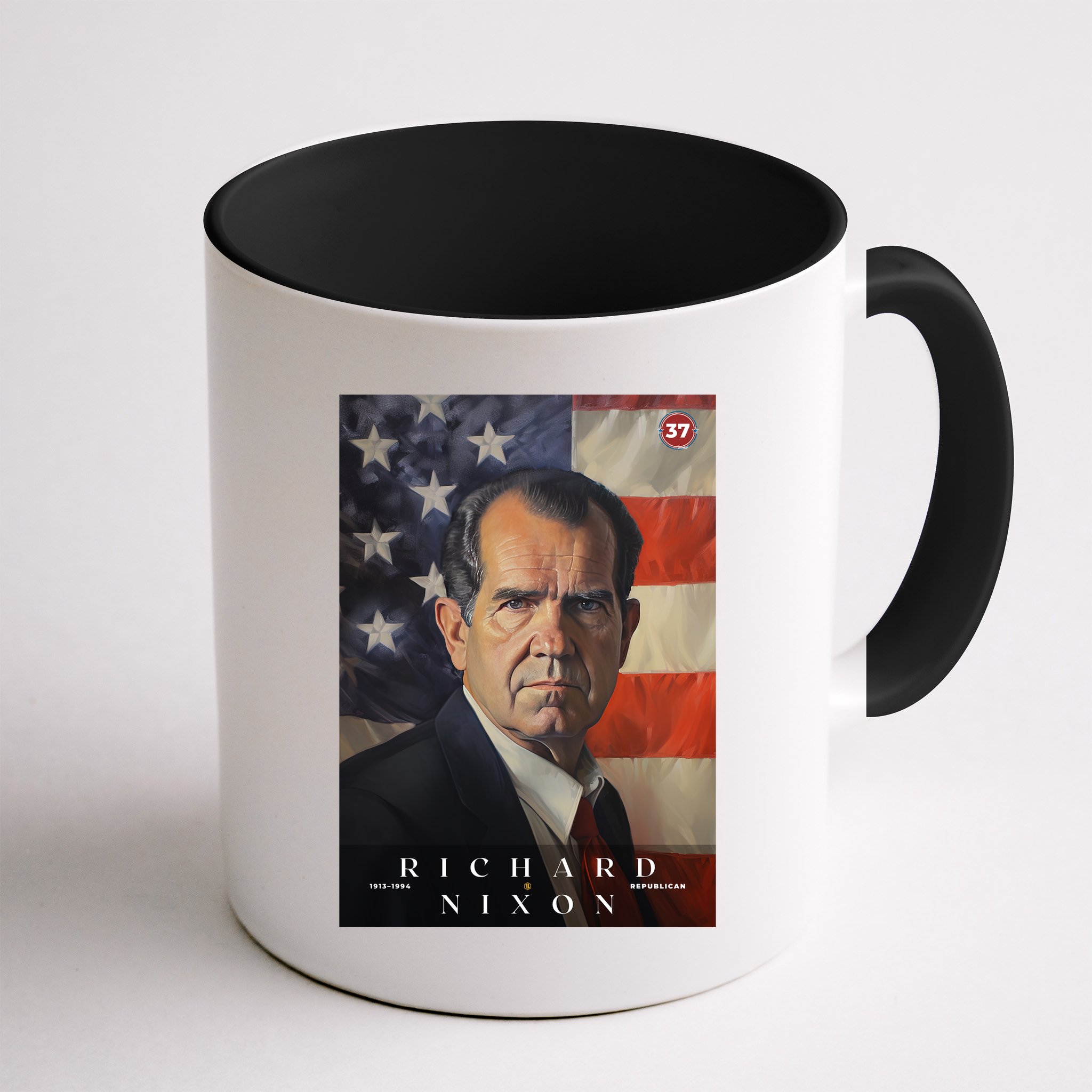 Richard Nixon 37th President Of The United States Portrait Mug