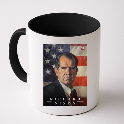 Richard Nixon 37th President Of The United States Portrait Mug