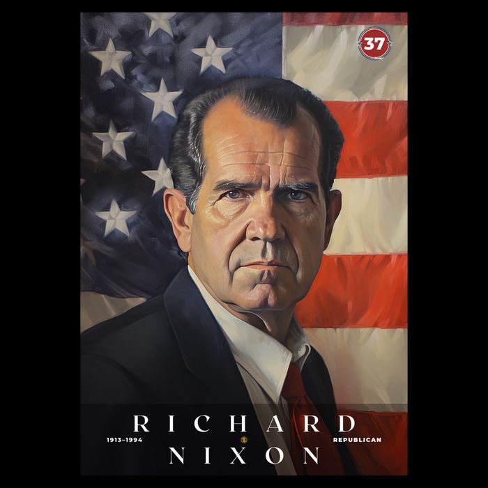 Richard Nixon 37th President Of The United States Portrait Mug