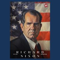 Richard Nixon 37th President Of The United States Portrait Baby Bodysuit
