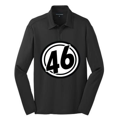 Racing Number 46 Silk Touch Performance Long Sleeve Polo