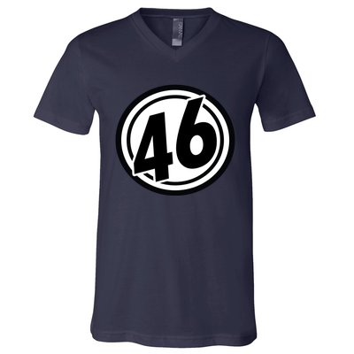 Racing Number 46 V-Neck T-Shirt