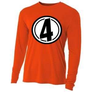 Racing Number 4 Cooling Performance Long Sleeve Crew