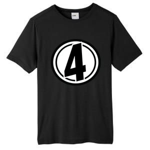 Racing Number 4 Tall Fusion ChromaSoft Performance T-Shirt