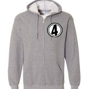 Racing Number 4 Full Zip Hoodie