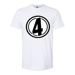 Racing Number 4 Softstyle CVC T-Shirt