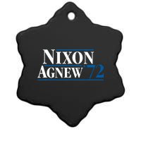 Richard Nixon 72 Retro Ceramic Star Ornament