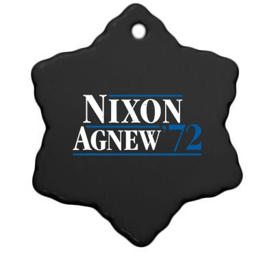 Richard Nixon 72 Retro Ceramic Star Ornament