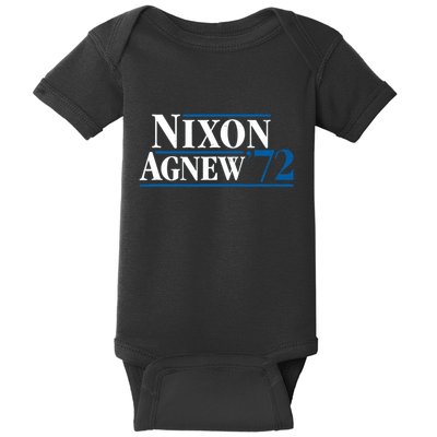 Richard Nixon 72 Retro Baby Bodysuit