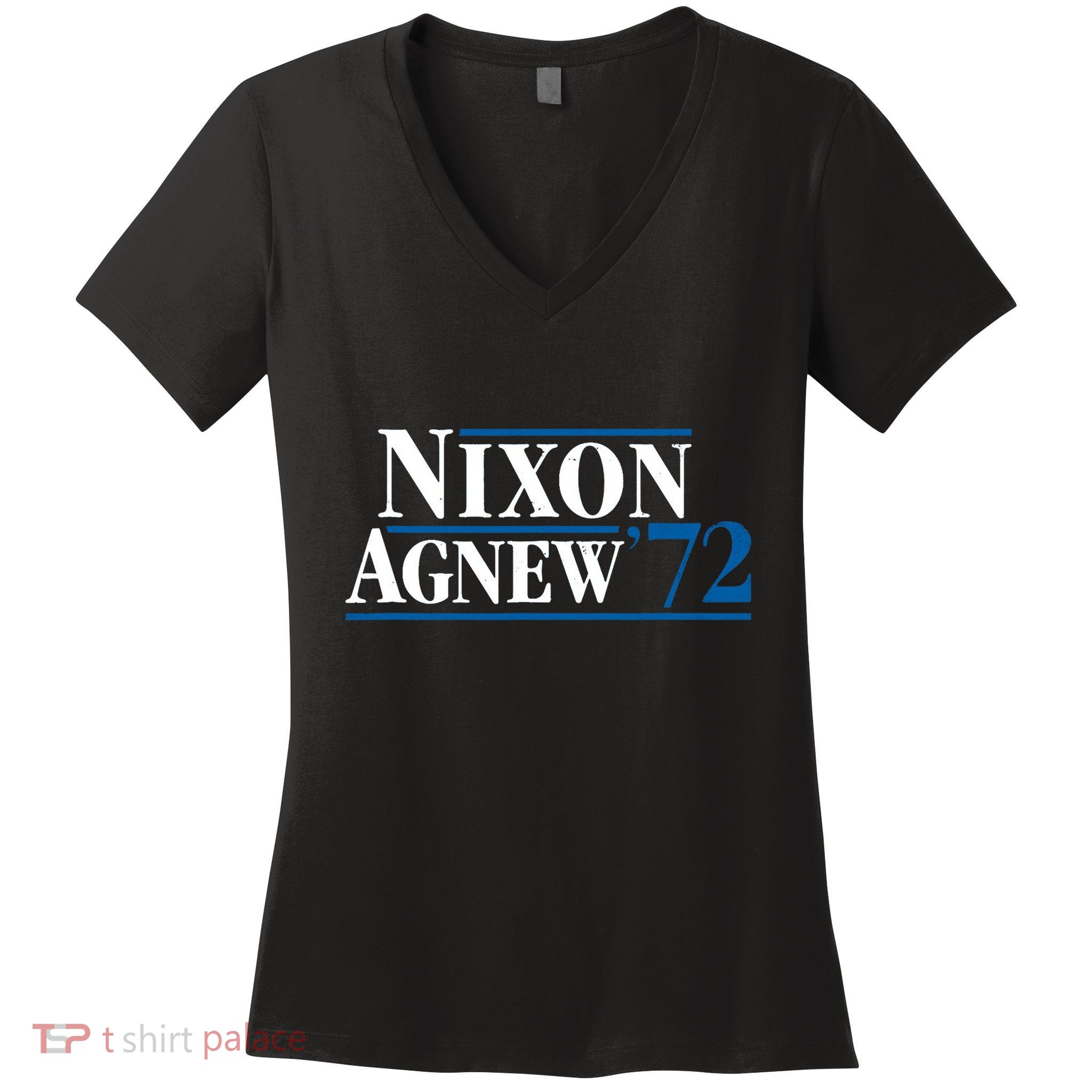 Richard Nixon 72 Retro Women's V-Neck T-Shirt