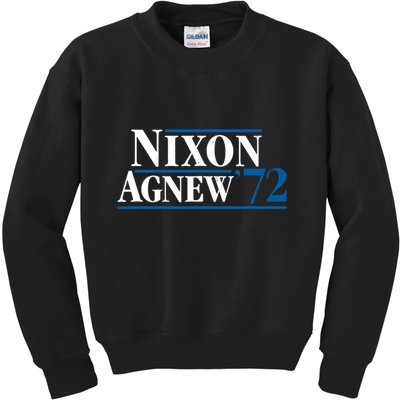 Richard Nixon 72 Retro Kids Sweatshirt