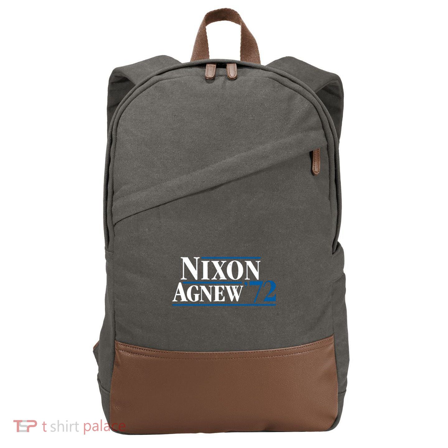 Richard Nixon 72 Retro Cotton Canvas Backpack