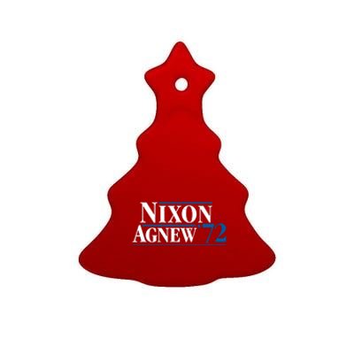 Richard Nixon 72 Retro Ceramic Tree Ornament